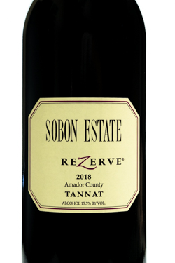 2018 Sobon Estate ReZerve Tannat Web Bottle Picture